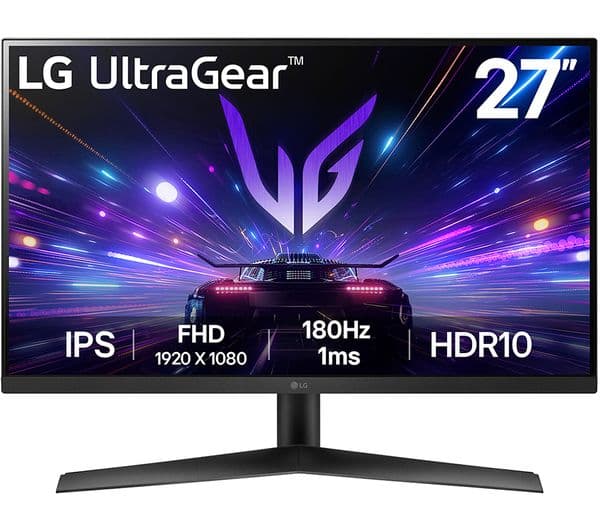 LG UltraGear 27GS60F-B.AEK Full HD 27" Rapid IPS LCD Gaming Monitor - Black - Image 1