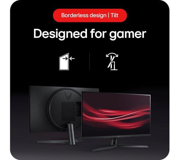LG UltraGear 27GS60F-B.AEK Full HD 27" Rapid IPS LCD Gaming Monitor - Black - Image 5