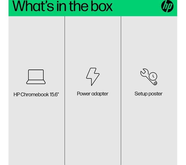 HP 15a-nb0504sa Chromebook Intel N100 128GB Silver - Image 8