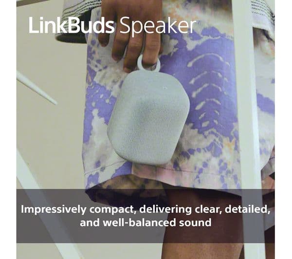 SONY LinkBuds Wireless Bluetooth Portable Speaker - Black - Image 4