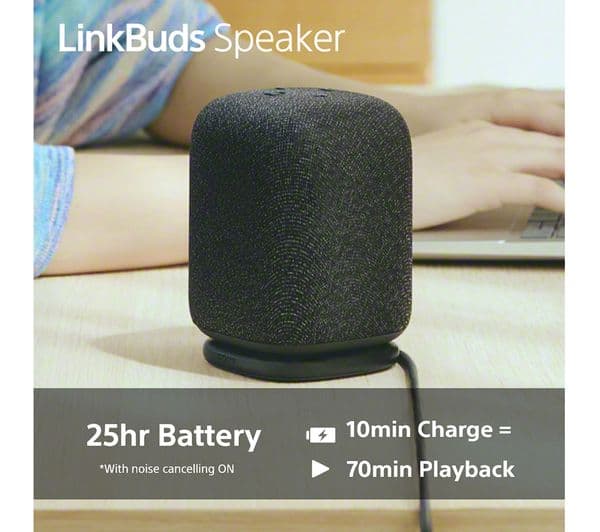 SONY LinkBuds Wireless Bluetooth Portable Speaker - Black - Image 8