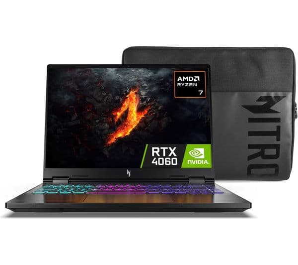 Acer Nitro 14 14.5" Gaming Laptop - AMD Ryzen 7, RTX 4060, 512 GB SSD - Image 1