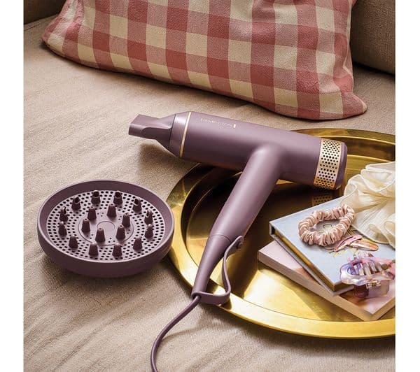 REMINGTON AIRvive Digital Hair Dryer​ - Mauve & Gold - Image 7