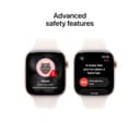 Apple Watch Series 11 Smartwatch 46mm Rose Gold Aluminium Light Blush Sport Band M/L thumbnail 6