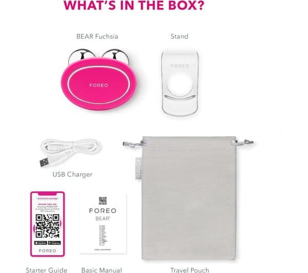 FOREO Bear Microcurrent Toning Device - Fuchsia - Image 5