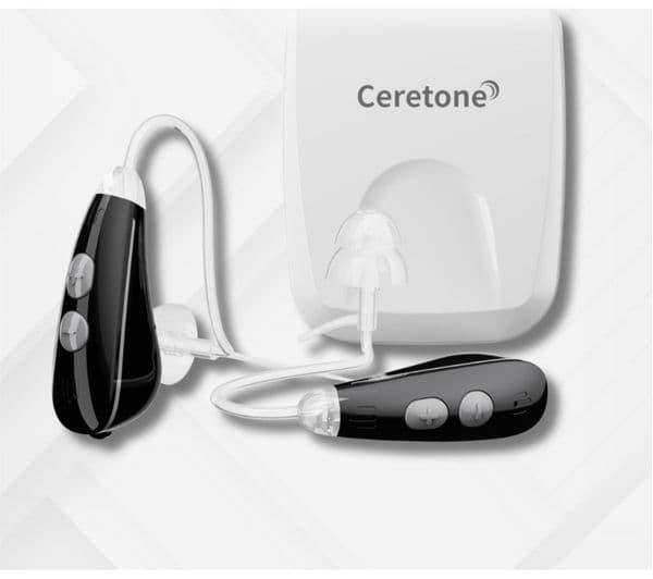 CERETONE CE-D36AT Nexus Behind Ear Hearing Aids - Black - Image 3