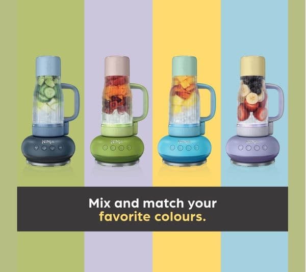 Ninja BlendBoss DB351UKBL Tumbler Blender - Blue Raspberry - Image 2