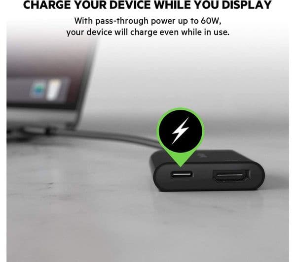 BELKIN USB Type-C to HDMI Adapter Black - Image 2