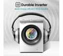 HISENSE QR Series WFQR1014EVAJM 10 kg 1400 Spin Washing Machine - White thumbnail 6
