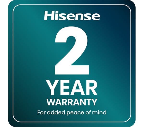 HISENSE QR Series WFQR1014EVAJM 10 kg 1400 Spin Washing Machine - White - Image 2