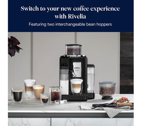 DELONGHI Rivelia EXAM440.55.B Bean to Cup Coffee Machine - Black - Image 2