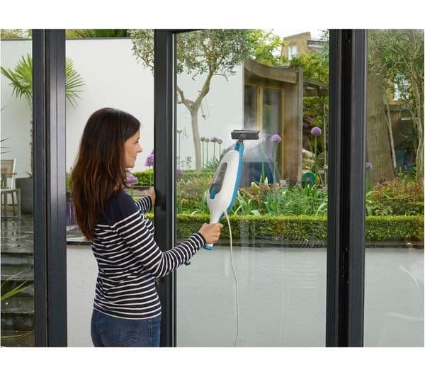 BLACK + DECKER FSMH13E5-GB Steam Mop - White & Blue - Image 9
