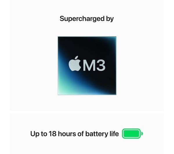 APPLE MacBook Air 13.6" (2024) - M3, 512 GB SSD, Silver - Image 4
