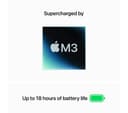 APPLE MacBook Air 13.6" (2024) - M3, 512 GB SSD, Silver thumbnail 4