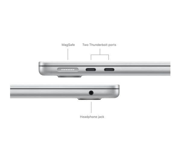 APPLE MacBook Air 13.6" (2024) - M3, 512 GB SSD, Silver - Image 8