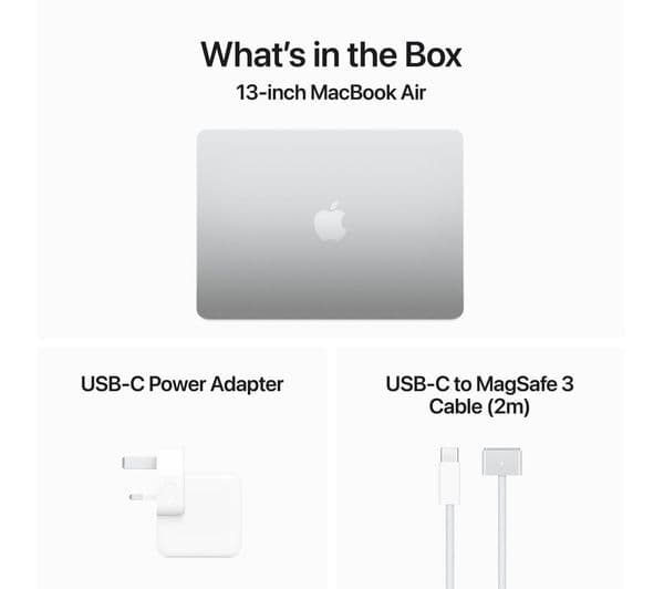 APPLE MacBook Air 13.6" (2024) - M3, 512 GB SSD, Silver - Image 10