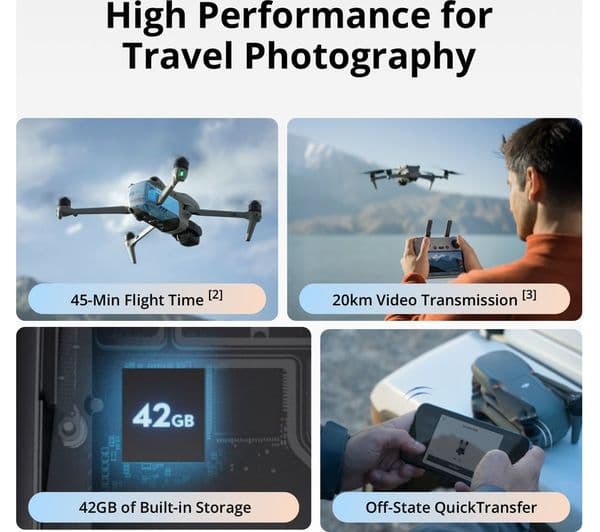 DJI Air 3S Drone with RC-N3 Remote Controller - Grey - Image 2