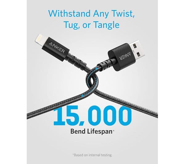 Anker PowerLine Lightning Cable 0.9m Black - Image 4