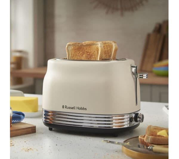 RUSSELL HOBBS Hanley 2 Slice Toaster - Jasmine - Image 4