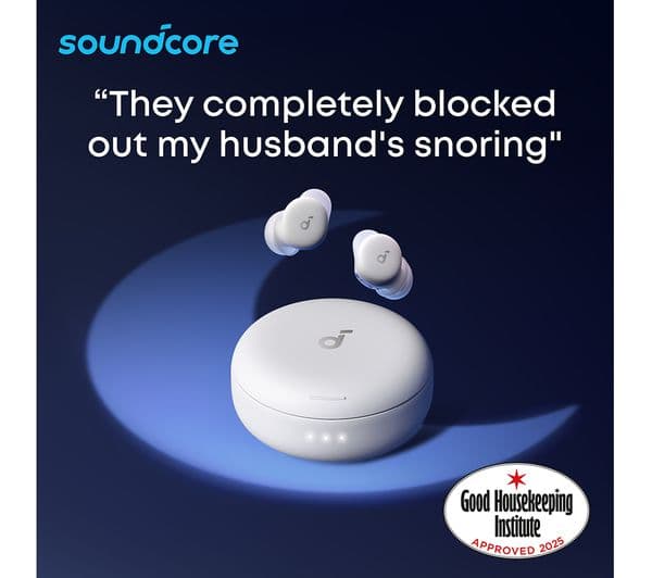 ANKER Soundcore Sleep A30 Wireless Bluetooth Noise-Cancelling Earbuds - White - Image 9