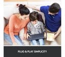 Logitech K400 Plus Wireless Keyboard Black thumbnail 6