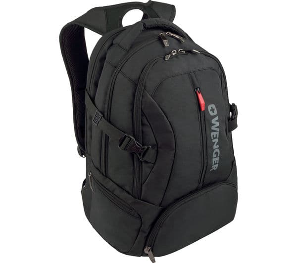 WENGER Transit 16" Laptop Backpack - Black - Image 2