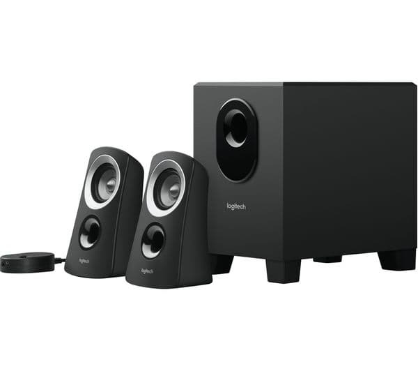 Logitech Z313 2.1 PC Speakers Black - Image 3