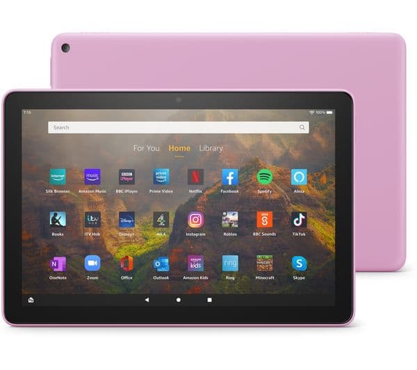 AMAZON Fire HD 10 10.1" Tablet (2021) - 32 GB, Lavender - Image 1