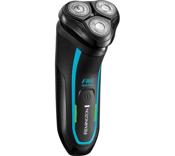 REMINGTON Style R6000 Series Aqua Wet & Dry Rotary Shaver - Black & Blue - Image 2