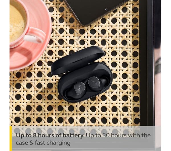 JABRA Elite 7 Pro Wireless Bluetooth Noise-Cancelling Earbuds - Black - Image 9