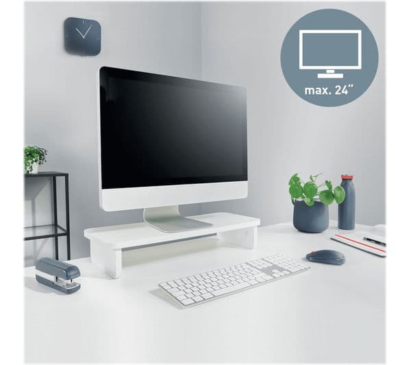 LEITZ Ergo 64340001 Monitor Stand White - Image 2