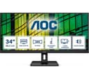 AOC U34E2M Wide Quad HD 34" VA LCD Monitor - Black thumbnail 1