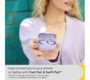 JABRA Elite 4 Wireless Bluetooth Noise-Cancelling Earbuds - Lilac thumbnail 7