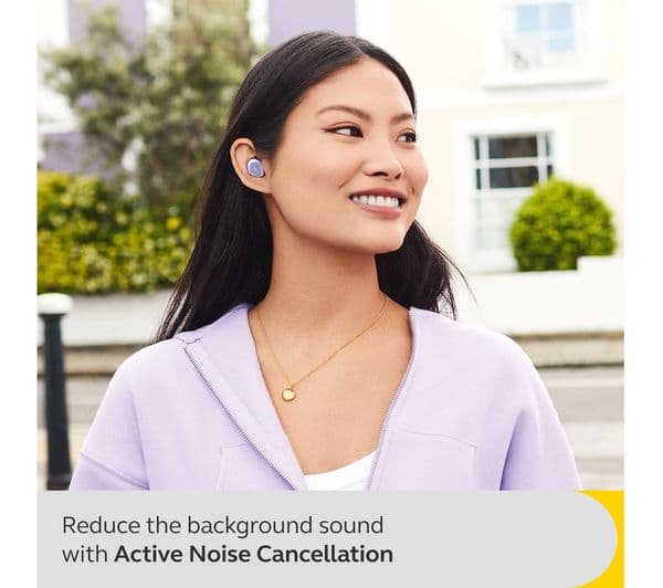 JABRA Elite 4 Wireless Bluetooth Noise-Cancelling Earbuds - Lilac - Image 8