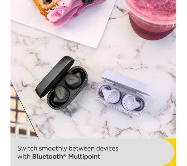 JABRA Elite 4 Wireless Bluetooth Noise-Cancelling Earbuds - Lilac - Image 10
