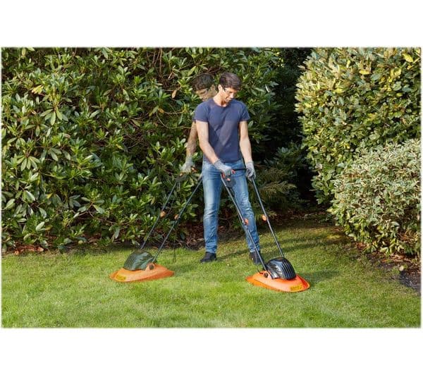 BLACK + DECKER BEMWH551-GB Corded Hover Lawn Mower - Black & Orange - Image 5