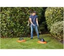 BLACK + DECKER BEMWH551-GB Corded Hover Lawn Mower - Black & Orange thumbnail 5