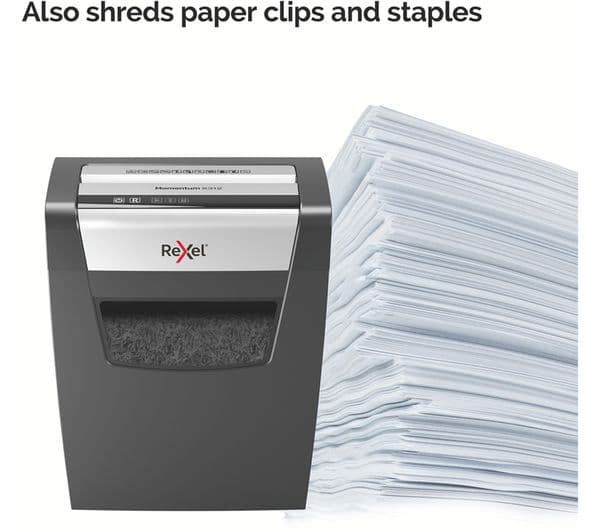 REXEL Momentum X312 Cross Cut Paper Shredder - Image 6