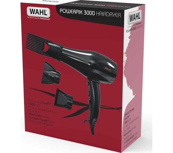WAHL ZY137 PowerPik 3000 Hair Dryer - Black - Image 2