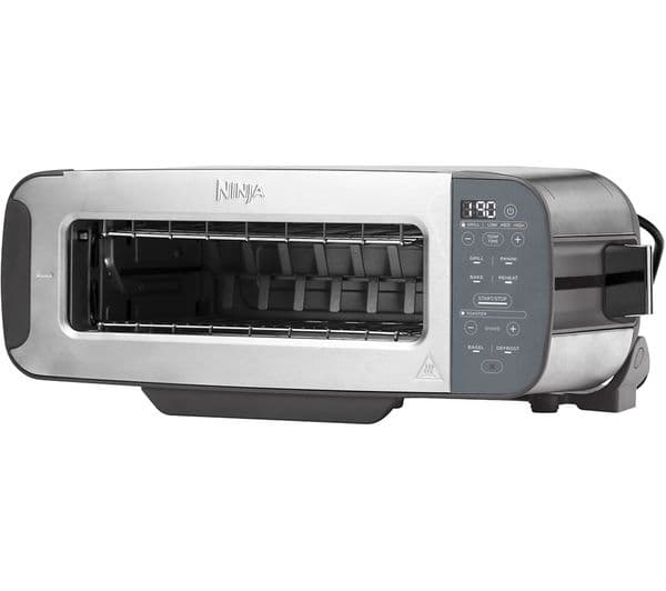 Ninja Foodie ST202UK 3-in-1 Toaster, Grill & Panini Press - Stainless Steel - Image 1