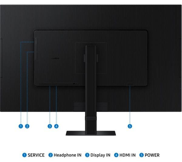 Samsung LS32D700EAUXXU ViewFinity S70D 32" 4K Monitor Black - Image 2