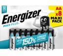 ENERGIZER Max Plus AA Alkaline Batteries - Pack of 8 thumbnail 1