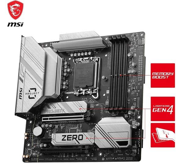 MSI B760M Project Zero LGA1700 Motherboard - Image 5