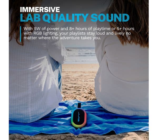 JLAB Pop Party Portable Speaker Black - Image 2