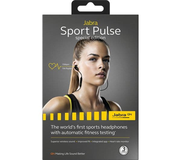 JABRA Pulse Special Edition Wireless Bluetooth Headphones - Black - Image 10