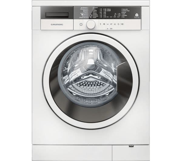 GRUNDIG GWN38430W 8 kg 1400 Spin Washing Machine - White - Image 1
