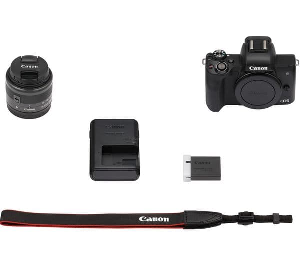 CANON EOS M50 Mirrorless Camera with EF-M 15-45 mm f/3.5-6.3 IS STM Lens - Image 4