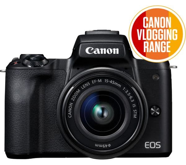 CANON EOS M50 Mirrorless Camera with EF-M 15-45 mm f/3.5-6.3 IS STM Lens - Image 2