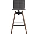 TEKNIK 6977GREY-DK Spin Bar Stool Chair - Grey thumbnail 1