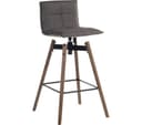 TEKNIK 6977GREY-DK Spin Bar Stool Chair - Grey thumbnail 2